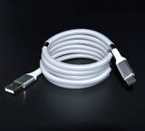 FlashWire USB to USB C charging cable coiled